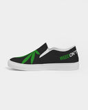 WDGAF - Green Men's Slip-On Canvas Shoe