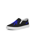 WDGAF - Blue Men's Slip-On Canvas Shoe