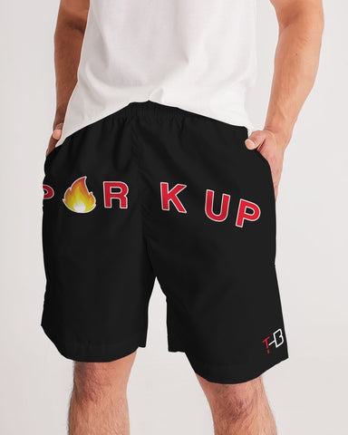 Spark Up - Black Men's Jogger Shorts