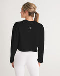THB Varsity - Black Women's Cropped Sweatshirt