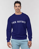 THB Varsity - Navy Men's Classic French Terry Crewneck Pullover