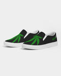 WDGAF - Green Women's Slip-On Canvas Shoe