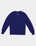 THB Varsity - Navy Men's Classic French Terry Crewneck Pullover
