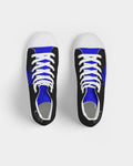 WDGAF - Blue Men's Hightop Canvas Shoe