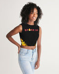Spark Up - Black Women's Twist-Front Tank
