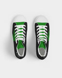 WDGAF - Green Men's Hightop Canvas Shoe