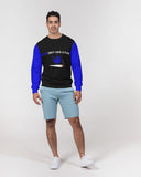 WDGAF - Blue Men's Classic French Terry Crewneck Pullover