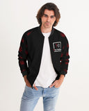 BLK w/ Red Trees Men's Bomber Jacket