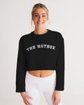 THB Varsity - Black Women's Cropped Sweatshirt