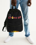 Spark Up - Black Small Canvas Backpack