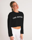 THB Varsity - Black Women's Cropped Sweatshirt