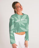 THB Varsity- Mint Women's Cropped Sweatshirt