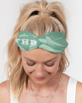 THB Varsity- Mint Twist Knot Headband Set