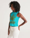 LOUD Tia Blue Women's Cropped Tank