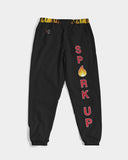 Spark Up - Black Men's Track Pants