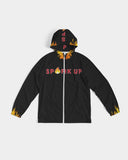 Spark Up - Black Men's Windbreaker